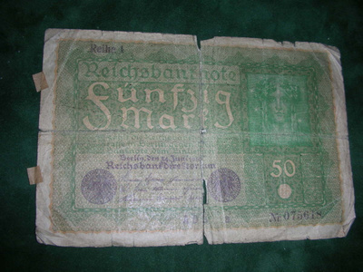 Saksa 50 markan 1919 seteli