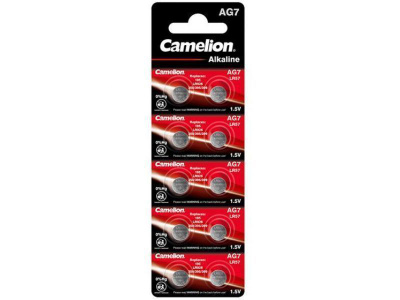Camelion Alkaline Nappiparistot AG7, 1.5V, 10 kpl *UUSI*