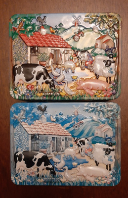 2x peltirasia Churchill's The Farmyard