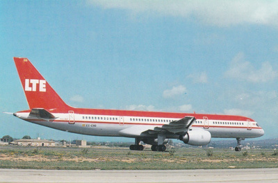 LENTOKONEKORTTI - BOEING B 757 - 200 - LTE