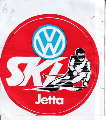 Volkswagen, Jetta. SKI. tarra. e267