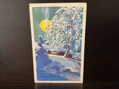 Postikortti Hyvää joulua! 1940