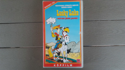 VHS: Lucky Luke Möter Jesse James (1984)