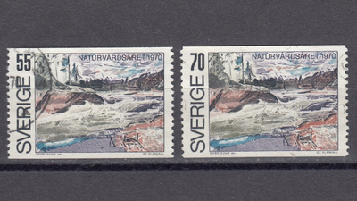 Ruotsi 1970 Fa 693, 694 Euroopan luonnonsuojeluvuosi