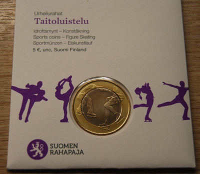 SUOMI: 5€ Urheilurahat - Taitoluistelu