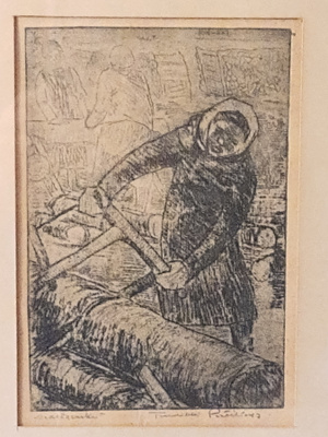 Tuulikki Pietilä PUUNSAHAAJA v.1943