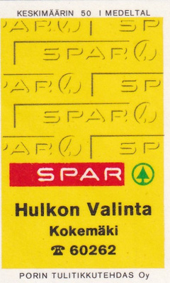 Kokemäki, Hulkon Valinta  4/3