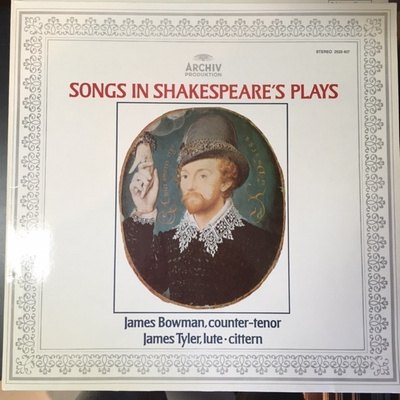 James Bowman & James Tyler - Songs In Shakespeare's Plays LP