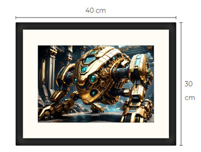 Uusi uniikki Sci-Fi Science Fiction print 30 cm x 40 cm