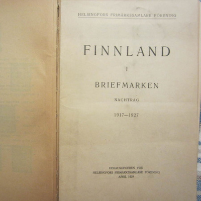 Finnland i Briefmarken  Ausgabe 1921