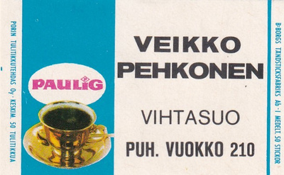 Vihtasuo, Veikko Pehkonen , Paulig   4/15