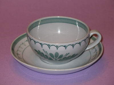 Arabia: Vanha GREEN THIRSTLE -KAHVIKUPPIPARI