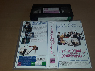 Neljät Häät ja yhdet Hautajaiset - SF VHS (Egmont Film)
