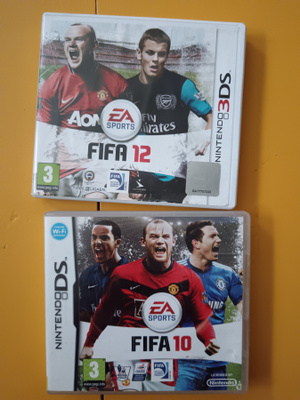Nintedo 3DS Fifa 10 ja 12