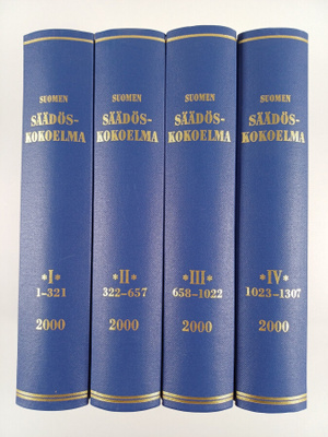 Suomen säädöskokoelma 2000 1-4