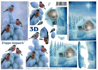 3D KUVA "°UPEAT LUMIMAISEMAT & PUNATULKUT"° /Etappe-Knipwerk