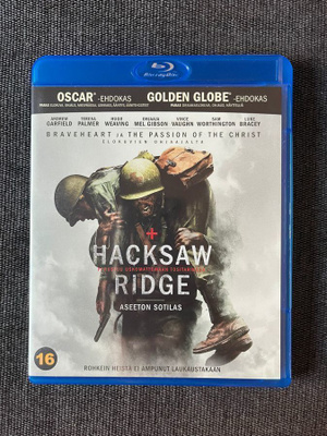 Hacksaw Ridge - aseeton sotilas blu-ray | Suomipainos | 2016