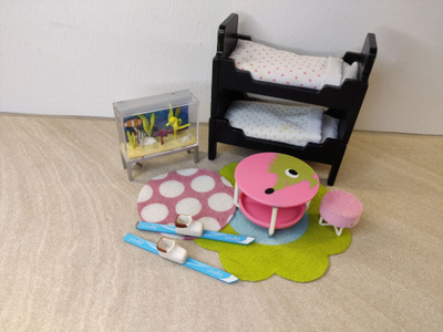 Lundby nukkekodin setti