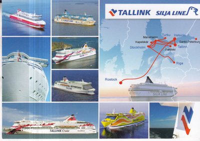 Silja Line, Tallink. sommitelma, magneettikortti ,   e227
