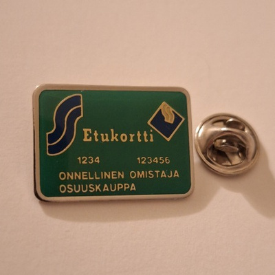 S-ETUKORTTI PINSSI