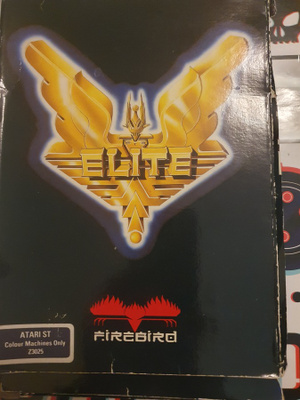 Elite Atari ST alkuperäispaketissaan Firebird tekijöiltä