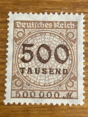 SAKSA REICH 1923 YLEISMERKKI**