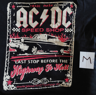 Bändipaita  AC/DC: Highway to hell  koko M
