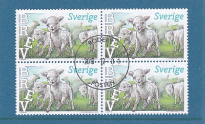 RUOTSI - 2013  Fa 2962 C NELILÖ LEIMATTUNA