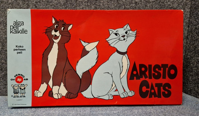 Aristo Cats Alga. Lautapeli 1970-luvulta hieno kunto