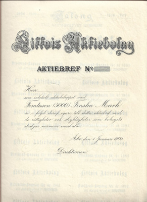 OKK 1900 Littois Ab Åbo bla