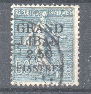 Libanon 1924 2,5pia/ 50 C