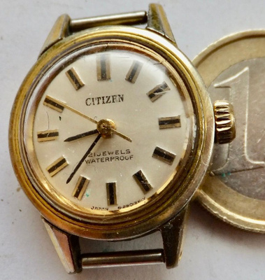VANHA Kello Citizen 21 kiv Waterproof