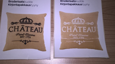 Château tyynynpäälliset - Kirjontapakkaukset 2 kpl 