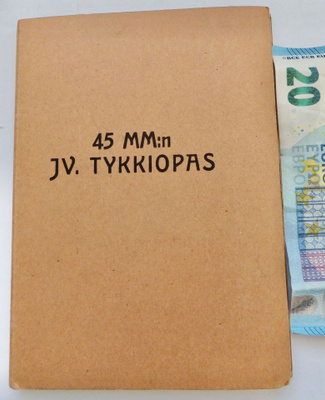VANHA 45 mm JV Tykkiopas 1940 JR Esikunta