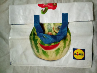 Lidl ja s-market isot vahvikkeelliset muovikassit