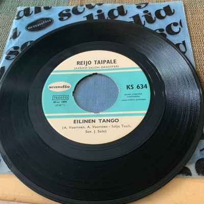 REIJO TAIPALE: Eilinen tango * Yön tummat siivet * FIN 1965