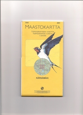 Maastokartta 1:50 000 Kärsämäki