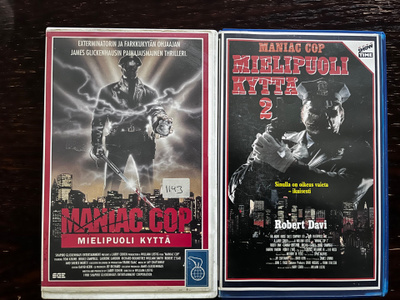 Maniac cop - Mielipuoli kyttä 1 ja 2 VHS