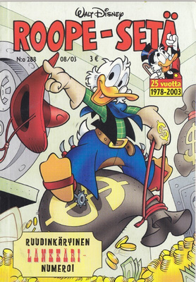 Roope-Setä N:o 288 (8/2003) Ruudinkäryinen länkkäri numero!
