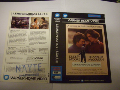 Vhs kansipaperi Fix - LEMMENSAIRAS LÄÄKÄRI  (Sis.postikulut)