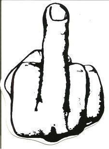 Fuck You! - Uusi prätkätarra