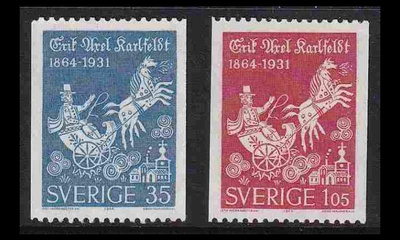 Ruotsi 515-6 ** Runoilija Erik Axel Karlfeldt (1964)