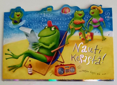 "Nauti kesästä!"-KULKEMATON POSTIKORTTI