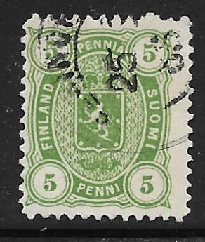 Nelilukuiset 1885 5p (LAPE 20) O