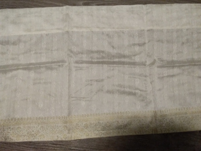 Luonnonvaalea verhokappa 220x45cm