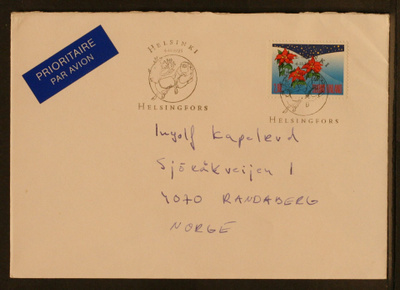 # 23355 # Helsinki Joulu 4.11.95 > Norjaan