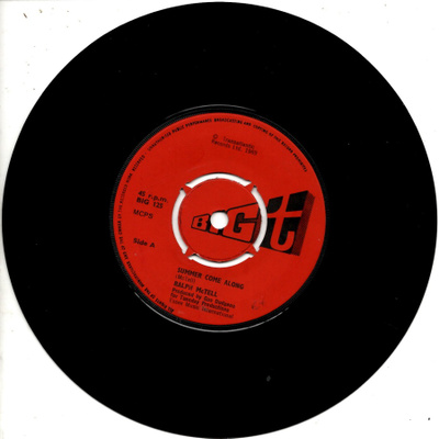 RALPH McTELL: Summer Come Along / Girl On A Bicycle  7"