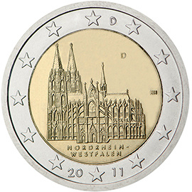 SAKSA ERIKOISEURO 2 EUROA 2011 (NORDRHEIN-WESTFALEN) 