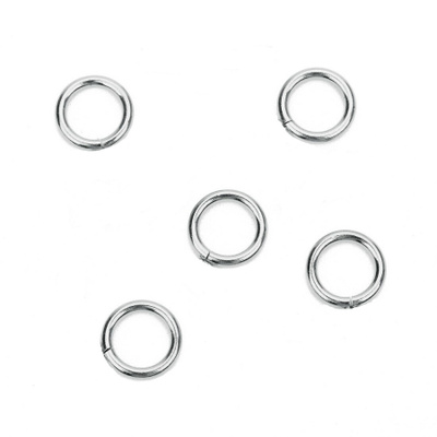860 .. Teräkse Värinen Rengas 5 / 3.5 mm ( 10 kpl = 0.85 cn