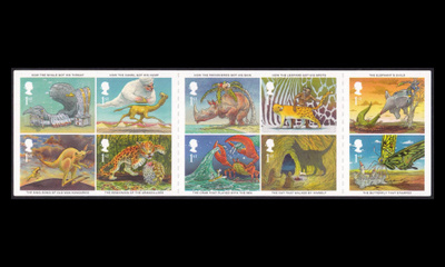 Iso-Britannia 1971-80mh ** Rudyard Kipling Viidakkokirja (20
